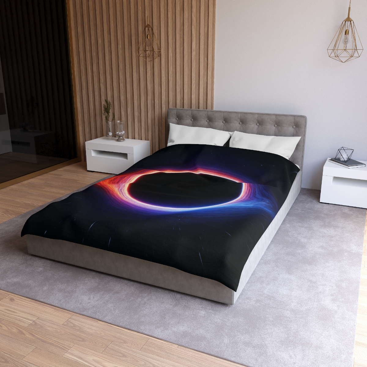Obsidian Singularity Halo stylish duvet covers