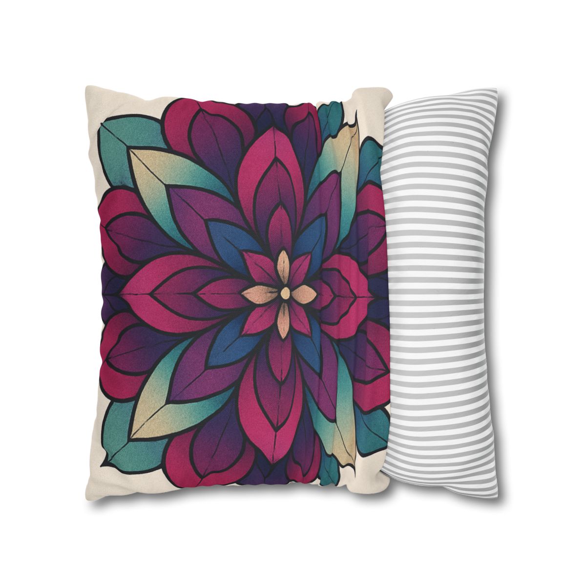 Petal Prism Overlap custom pillow cases