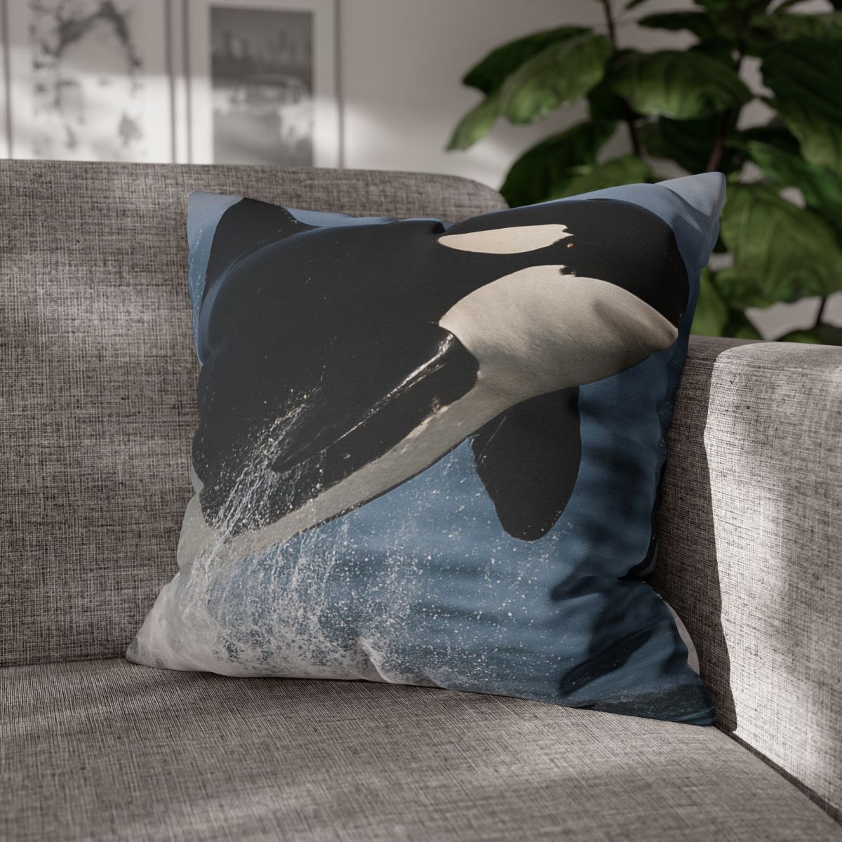 Tidal Monarch Orca stylish decorative pillowcases