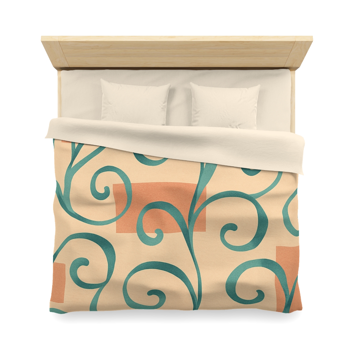 Tendril Ribbon Grid stylish duvet covers