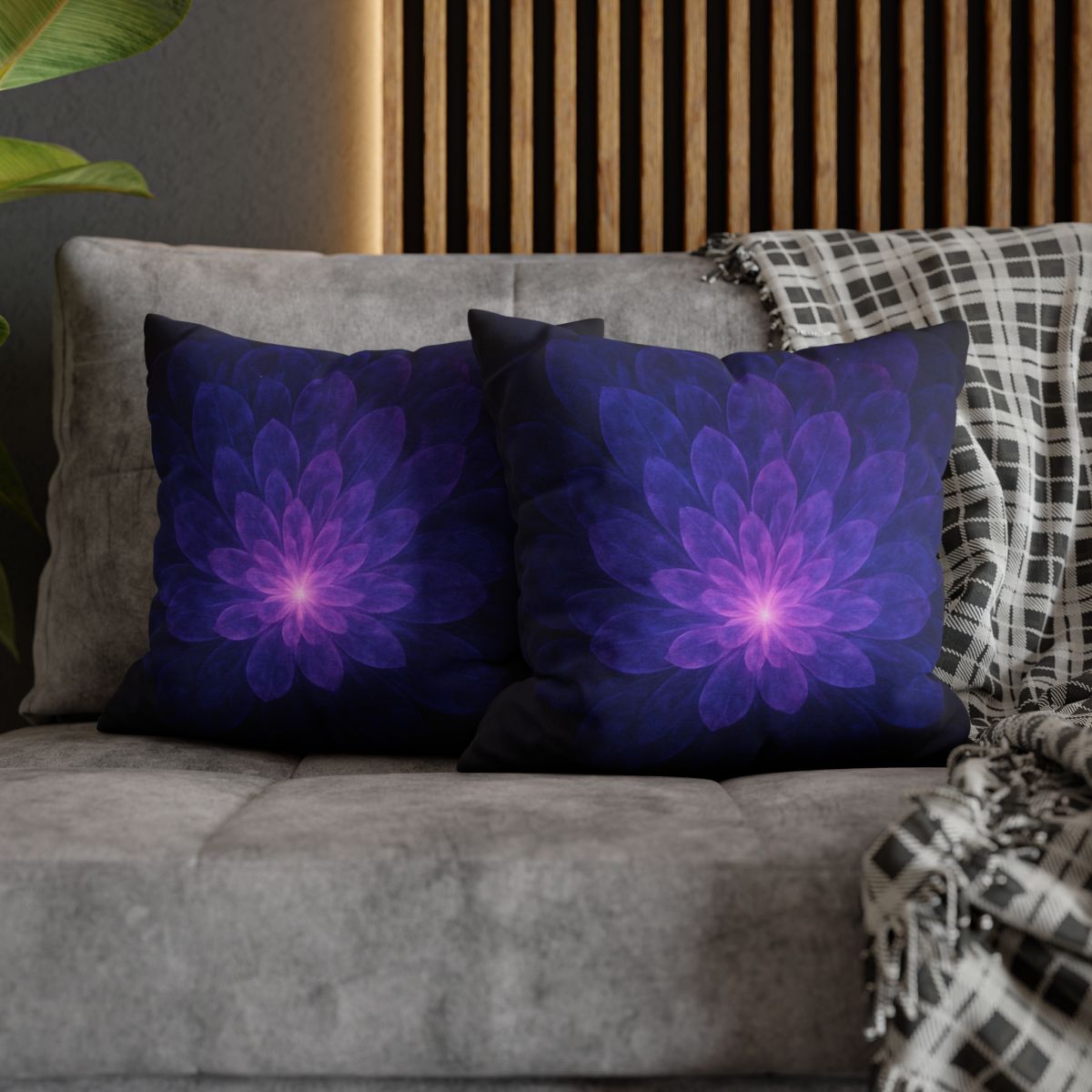 Nebula Petal Radiance stylish decorative pillowcases