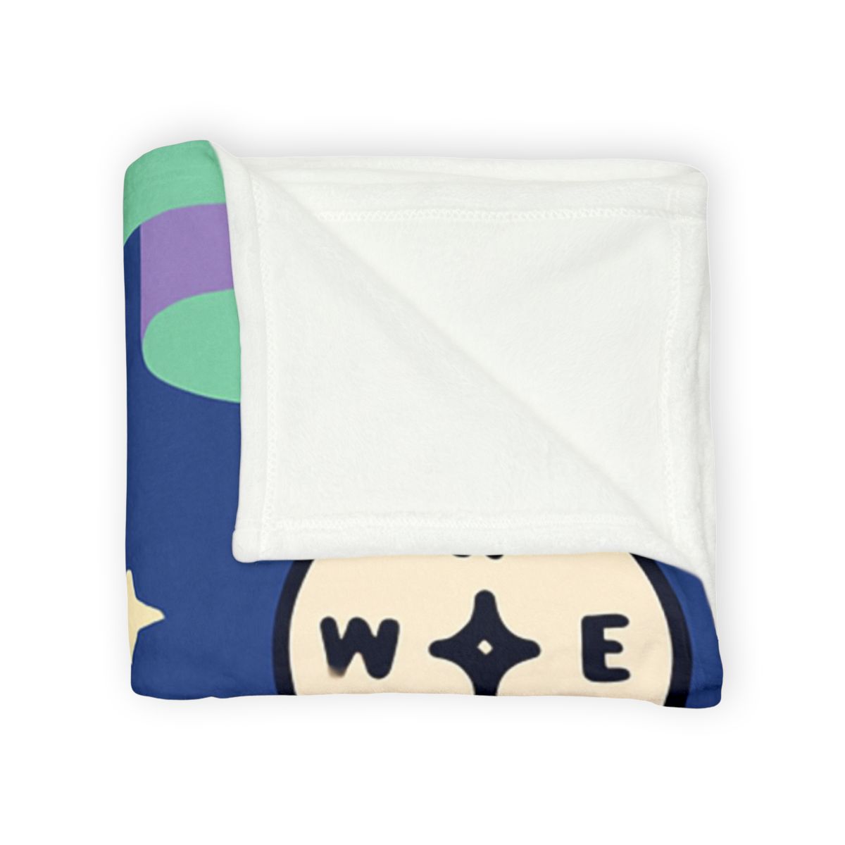 Aurora Fox And The Magnetic Map unique gift blankets