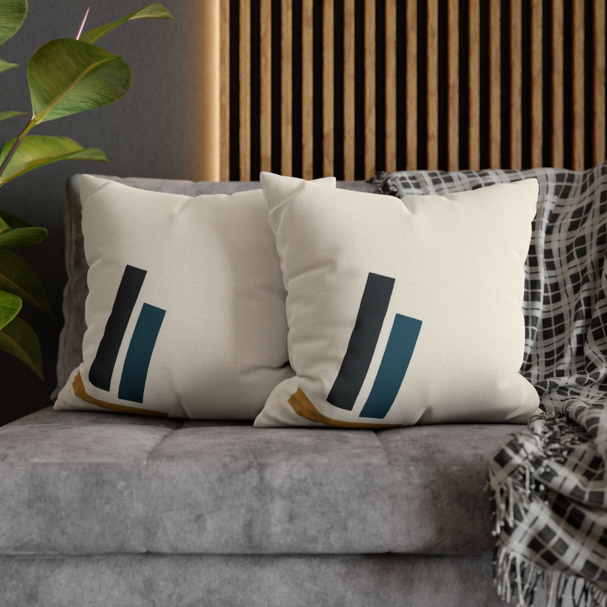 Balanced Triad Of Rectangles unique gift pillow cases
