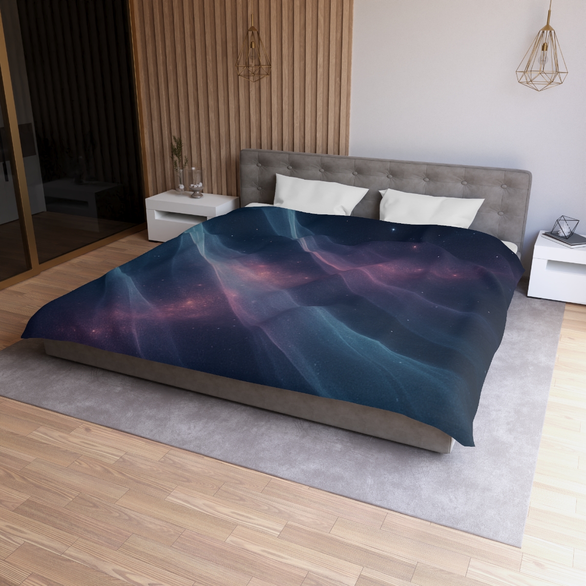 Prismatic Ion Veil Drift stylish duvet covers