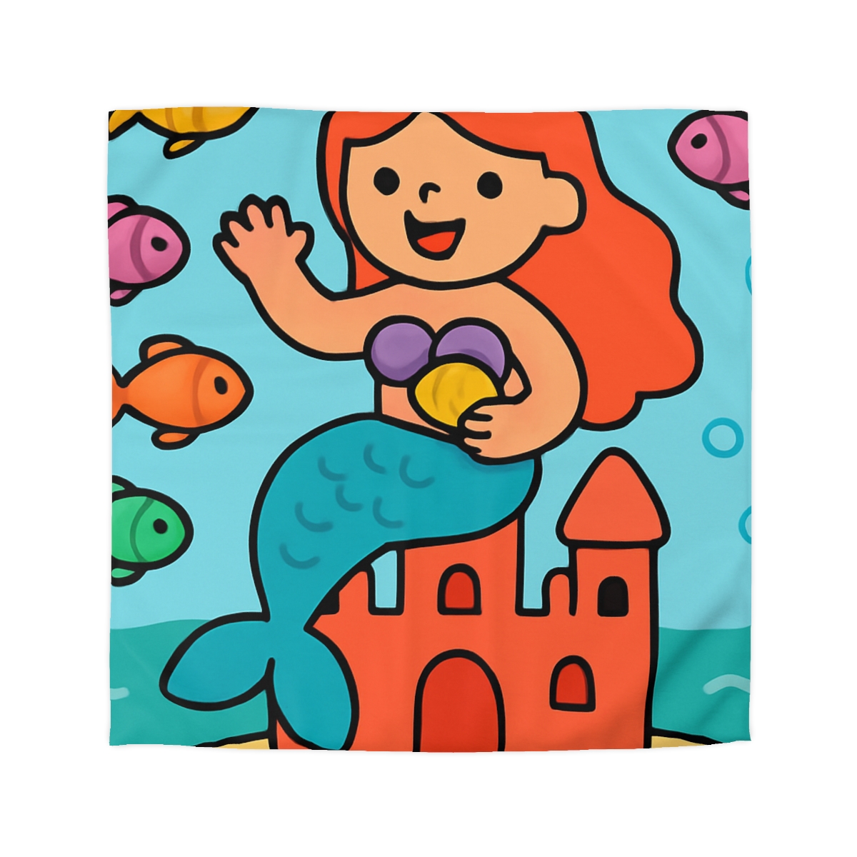 Coral Castle Mermaid trendy bedroom duvets