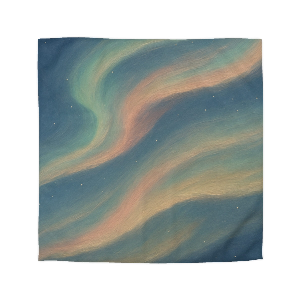 Spectral Aurora Drift personalized bedding duvets