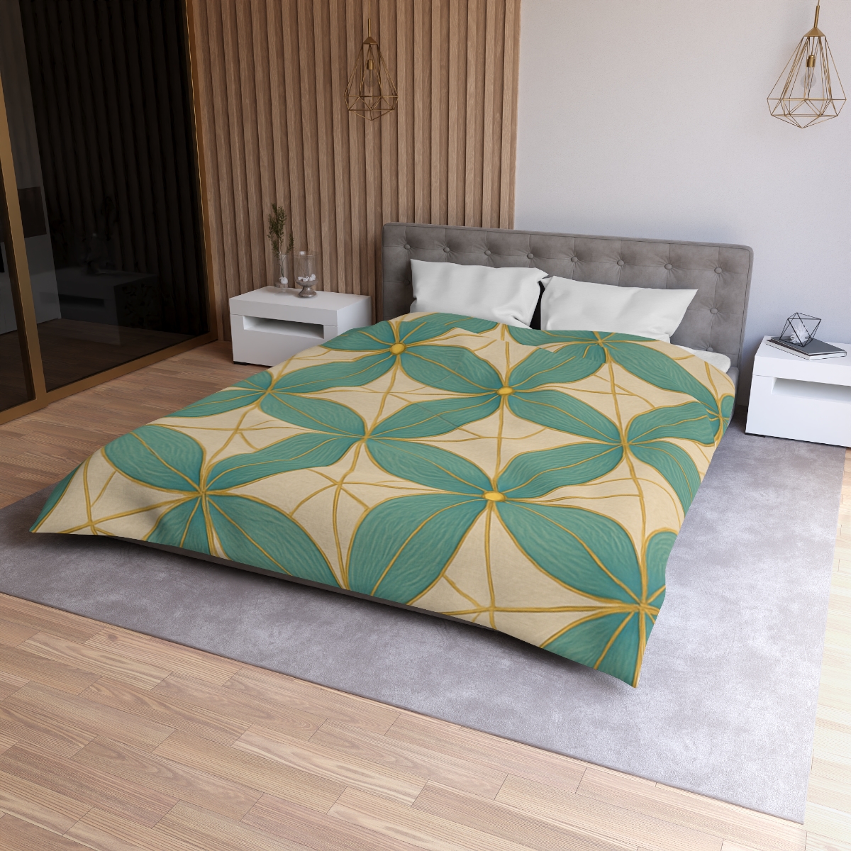 Petal Circuit Lattice stylish duvet covers