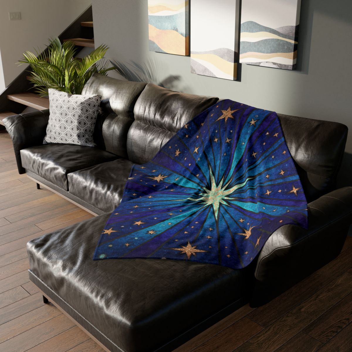 Starburst Cathedral soft fleece blankets
