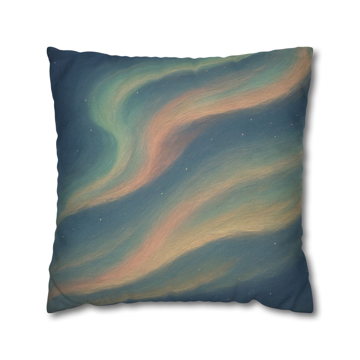 Spectral Aurora Drift designer print pillow cases