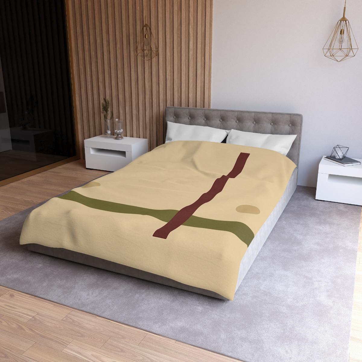 Low Horizon Bar And Tall Post personalized bedding duvets