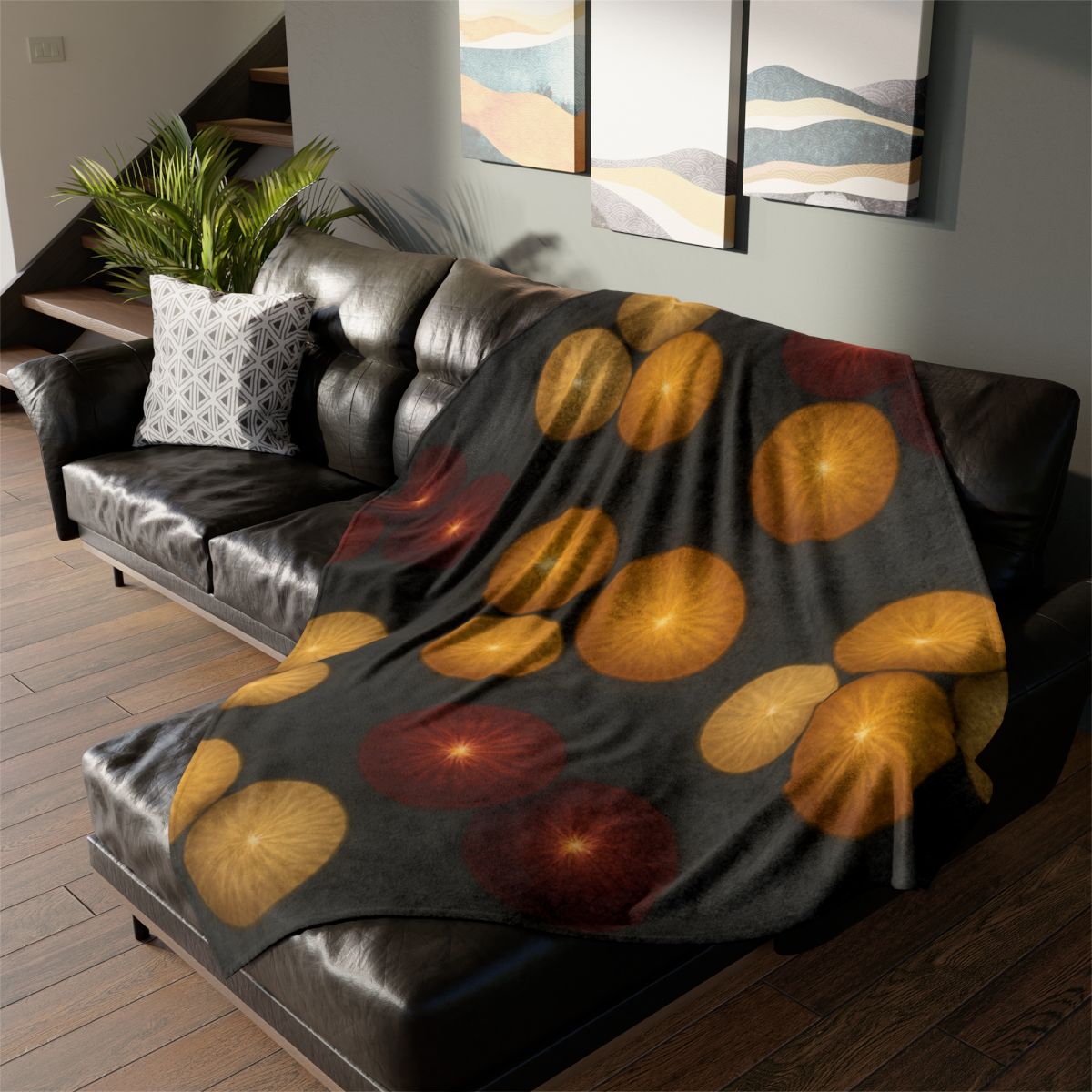 Celestial Seed Cluster trendy patterned blankets