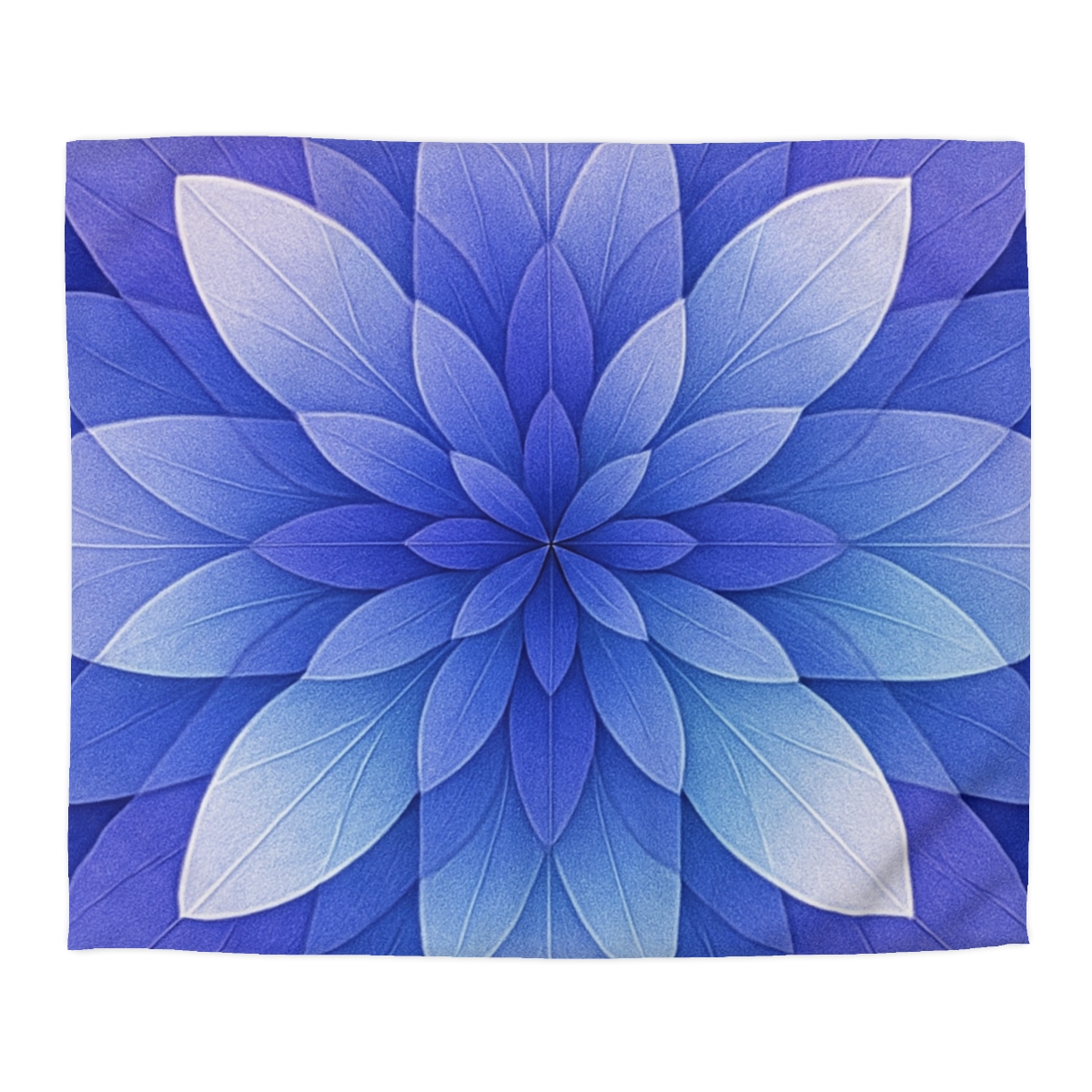 Petal Prism Overlap designer printed duvets