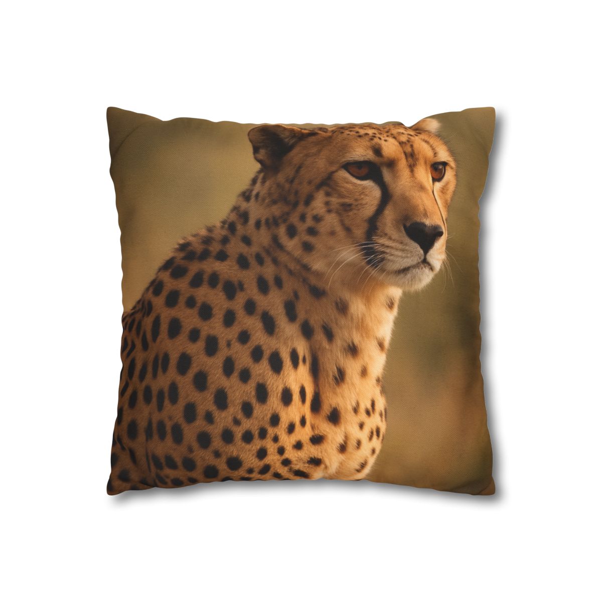 Amber Gaze Cheetah trendy patterned pillow cases
