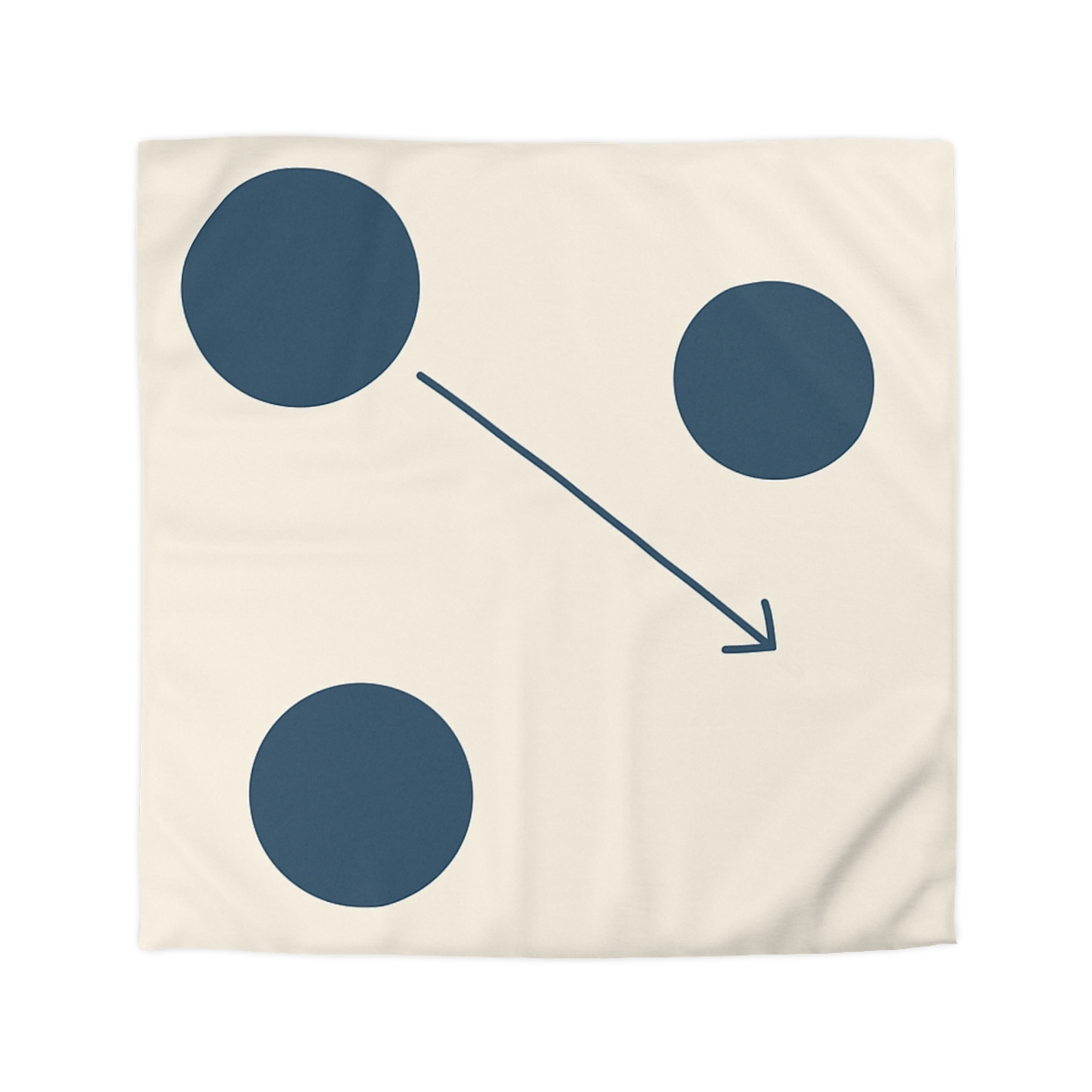 Orbital Triangle Drift personalized bedding duvets