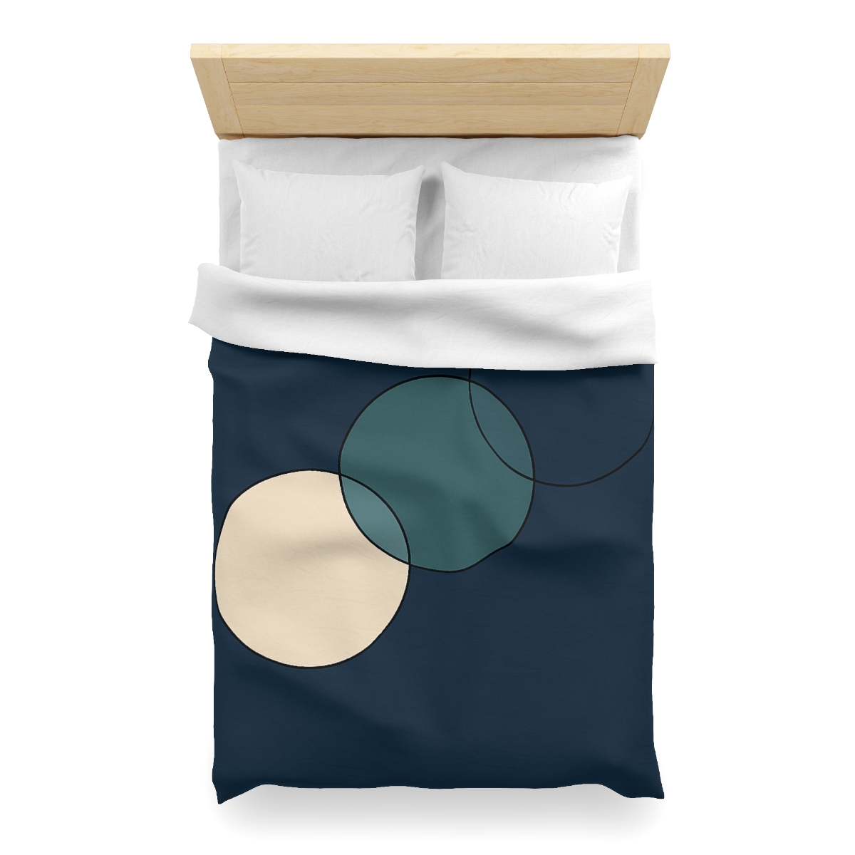 Trio Of Staggered Circles soft comforter duvets