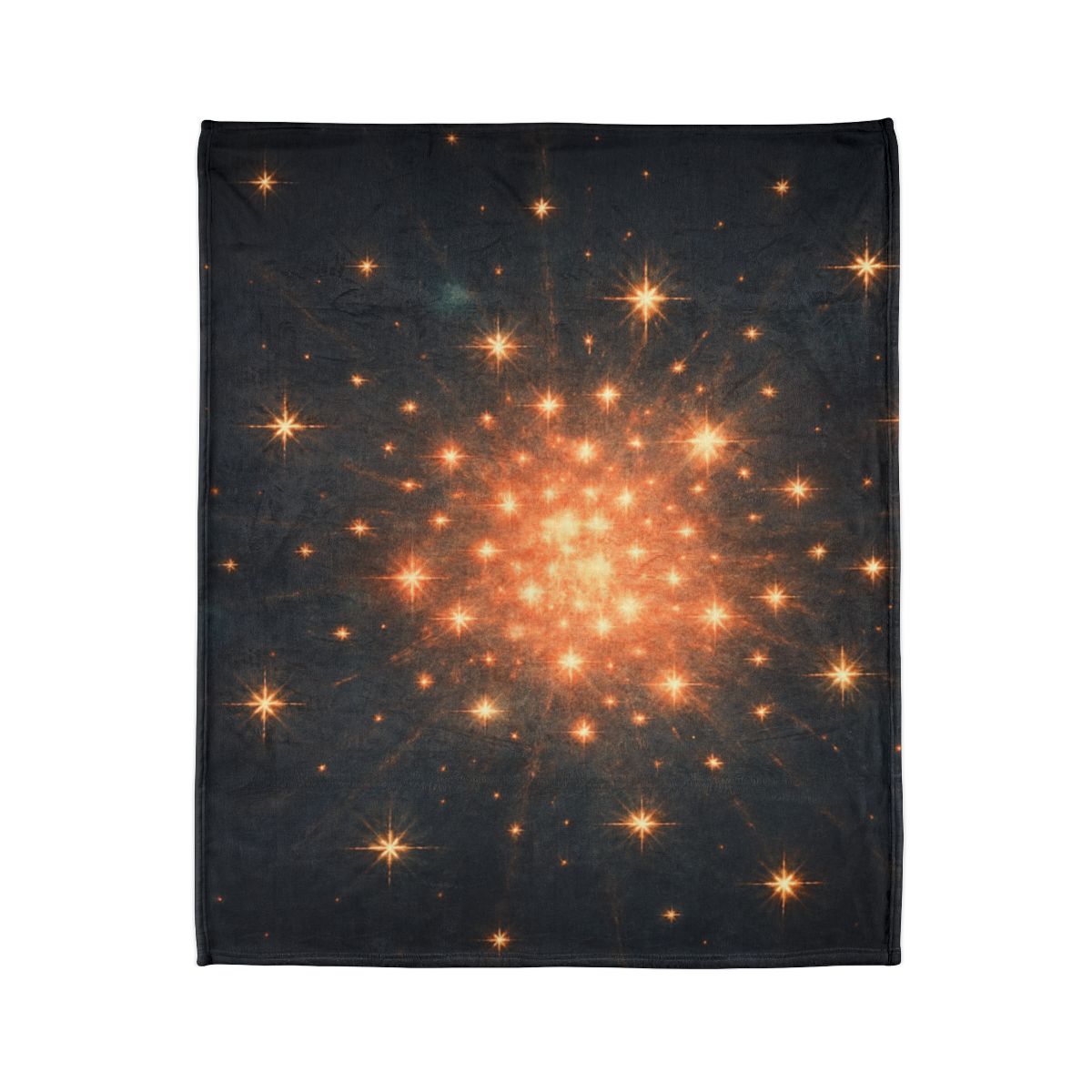 Starburst Mosaic Field personalized cozy blankets
