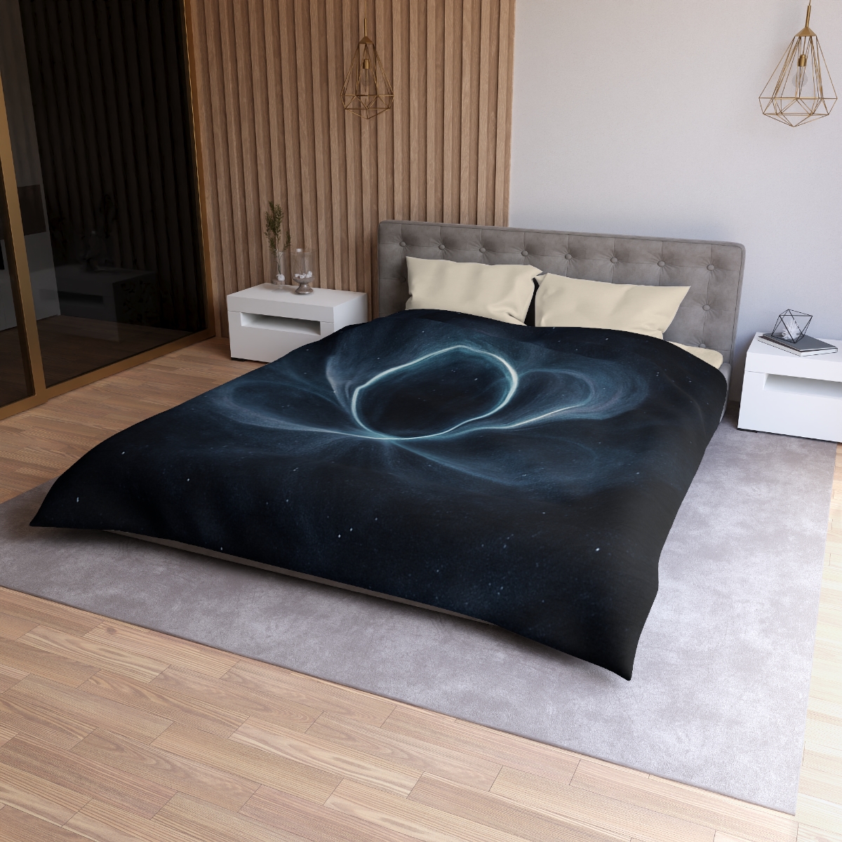 Gravitational Prism Bloom custom duvets
