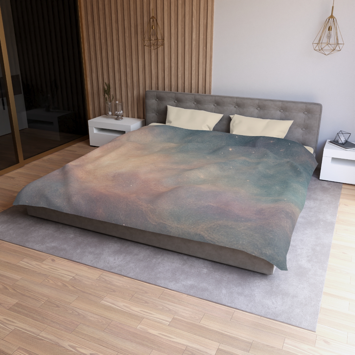 Prismatic Dust Bloom Tapestry soft comforter duvets