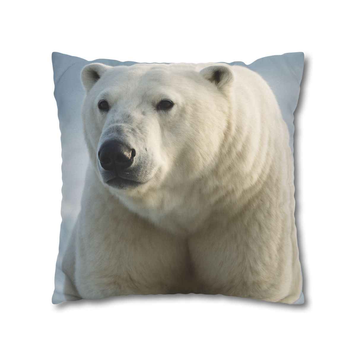 Glacier Sentinel Polar Bear personalized pillow covers