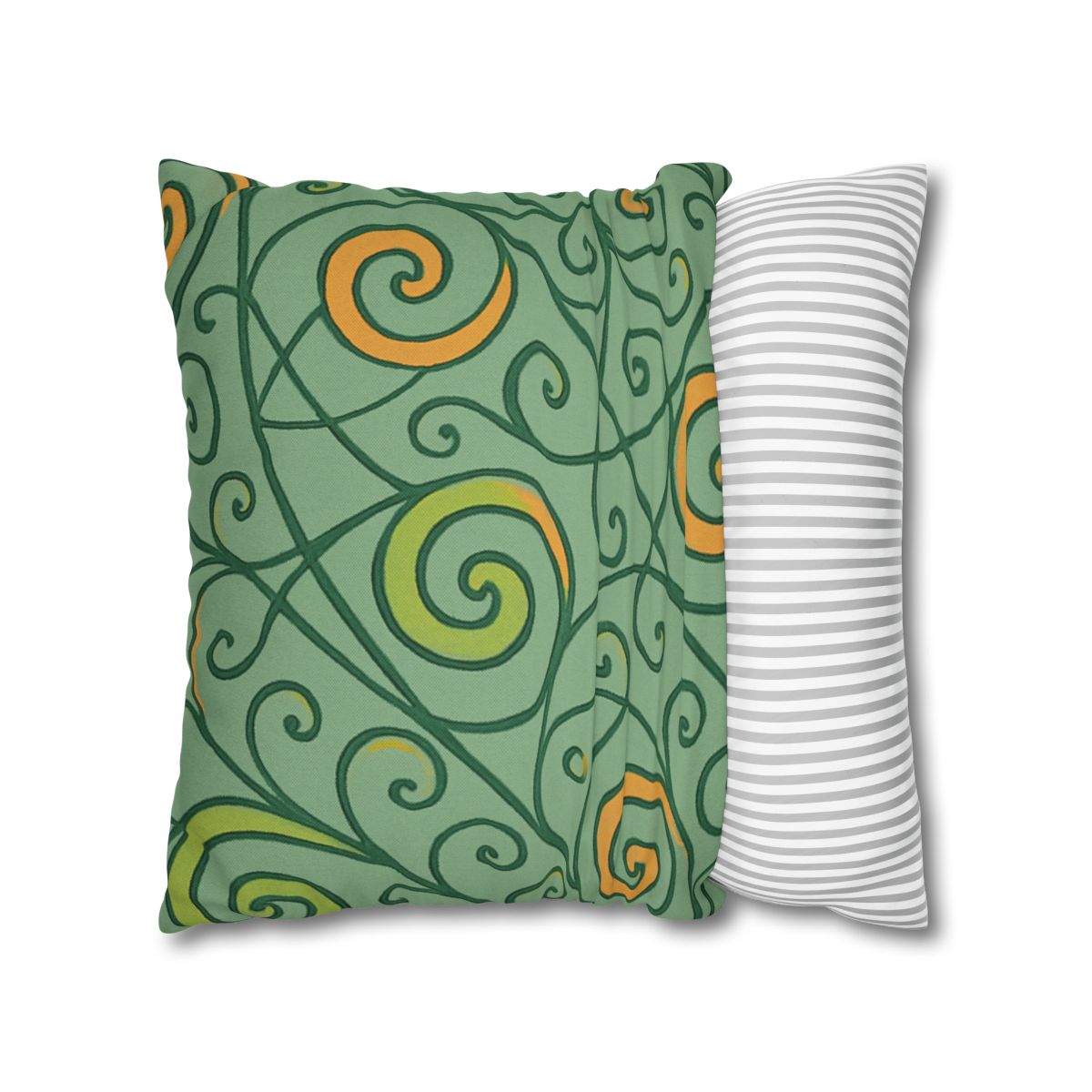 Tendril Spiral Lattice soft cotton pillow cases