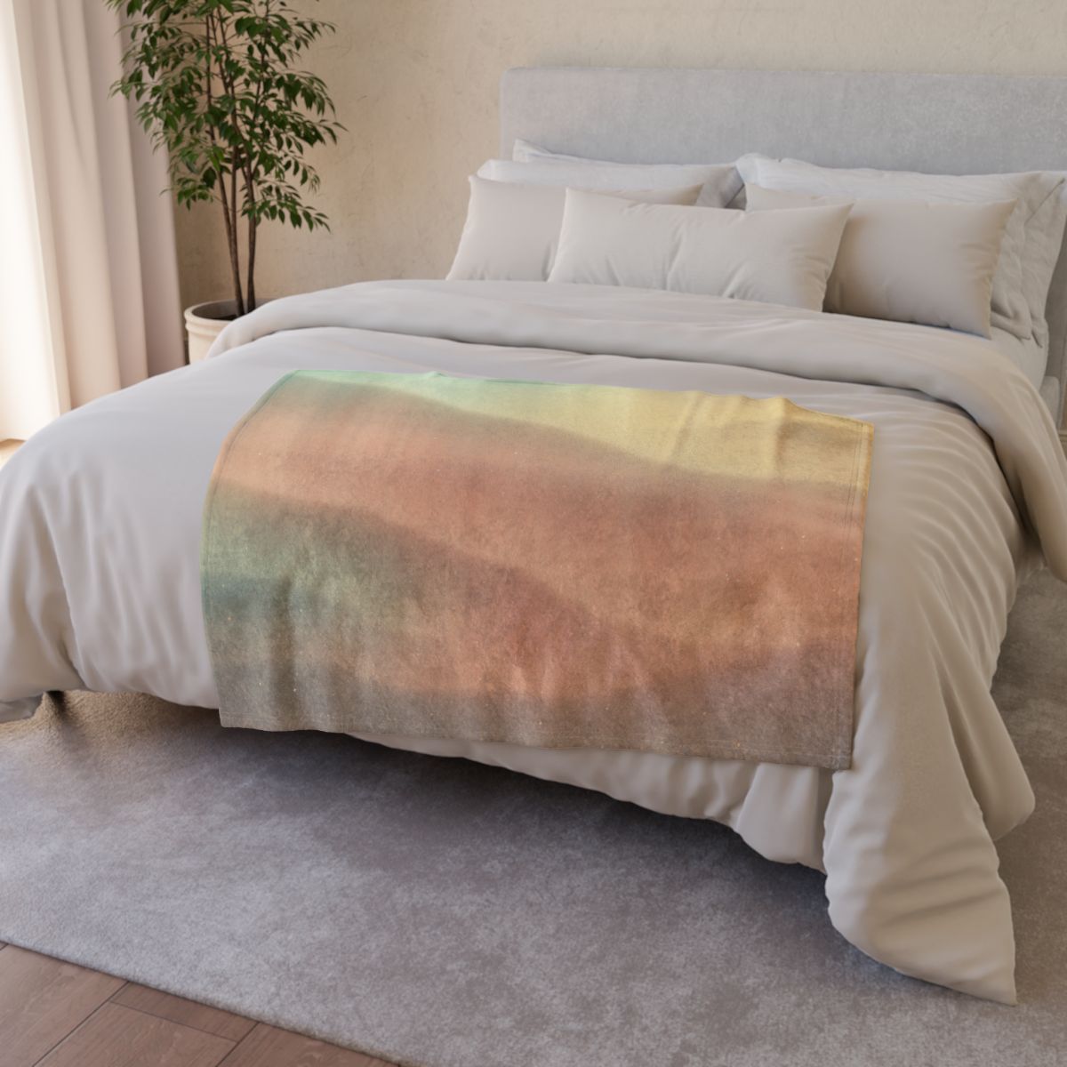 Auroral Dust Gradient unique gift blanketscustom blankets