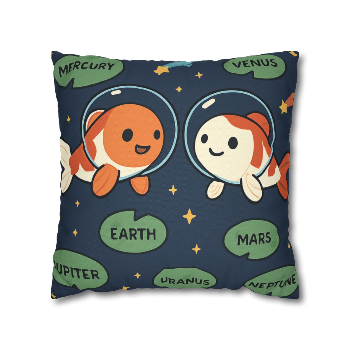 Cosmic Koi Classroom trendy patterned pillow cases