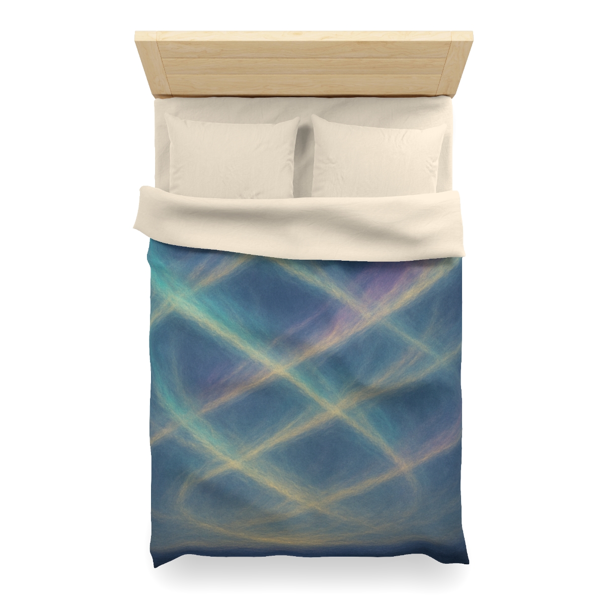 Aurora Lattice Horizon custom duvets