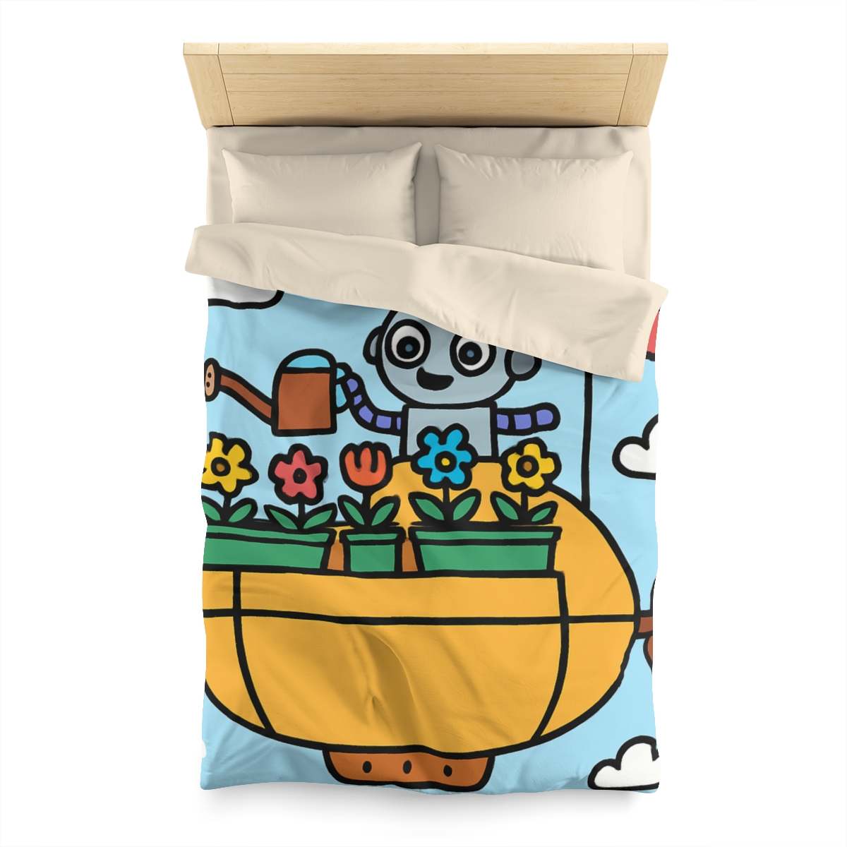 Sky Garden On A Friendly Airship trendy bedroom duvets