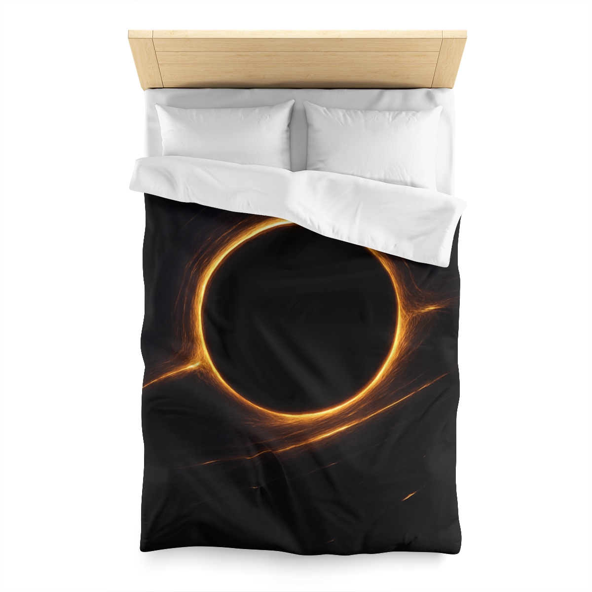 Black Hole Silhouette unique patterned duvets