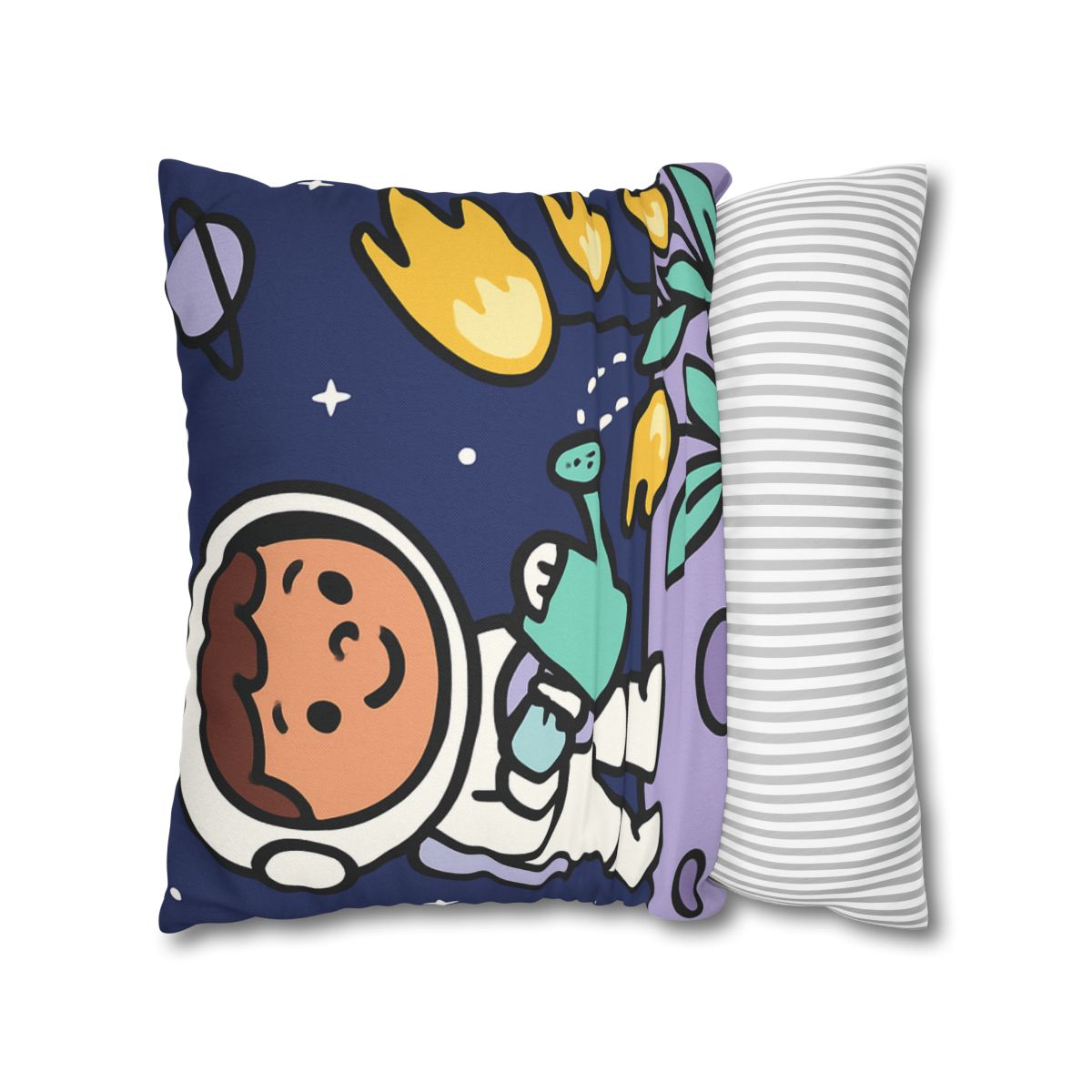 Comet Garden On Moon Meadow trendy patterned pillow cases