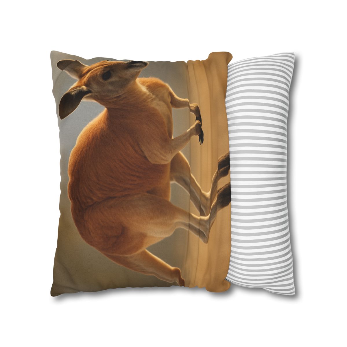 Ember Hop Red Kangaroo trendy patterned pillow cases