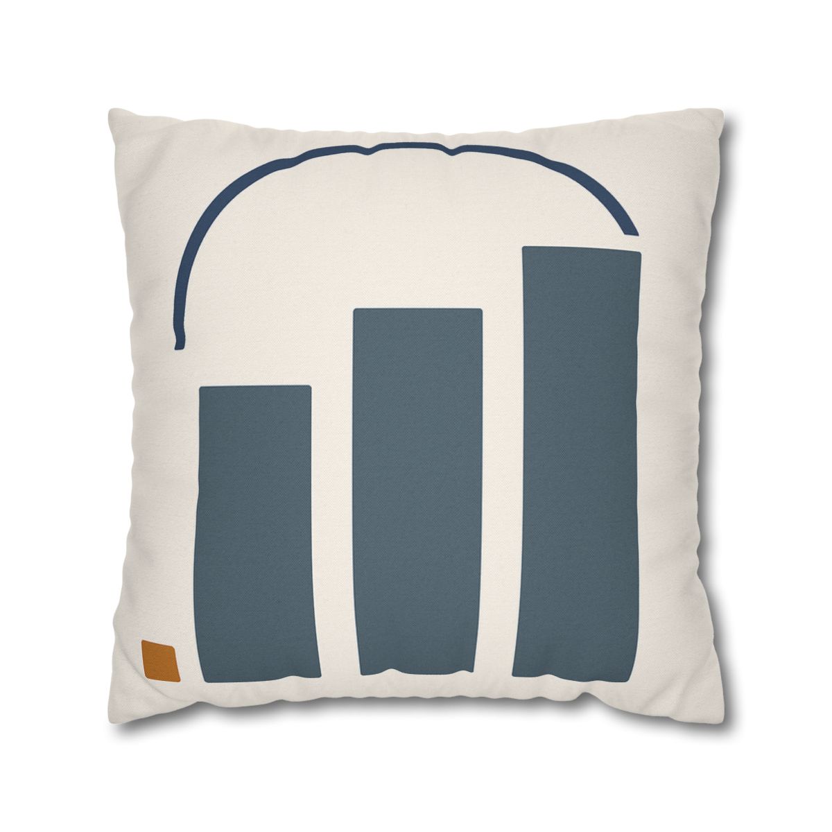 Three Bars With Hanging Arc soft cotton pillow cases