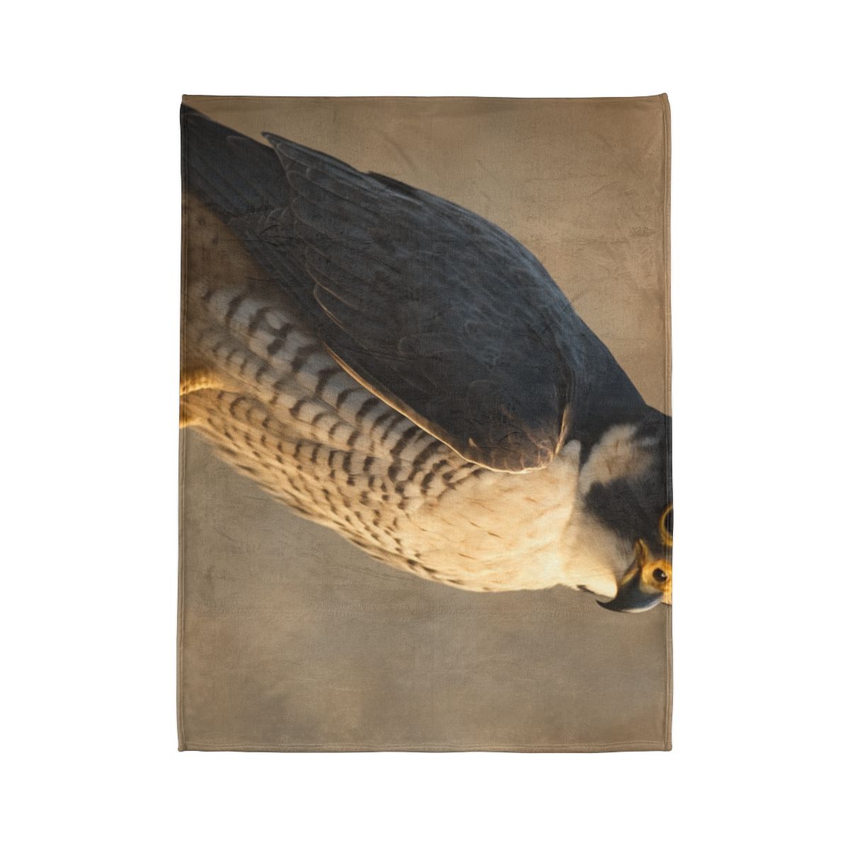 Silver Dusk Peregrine Falcon custom blankets