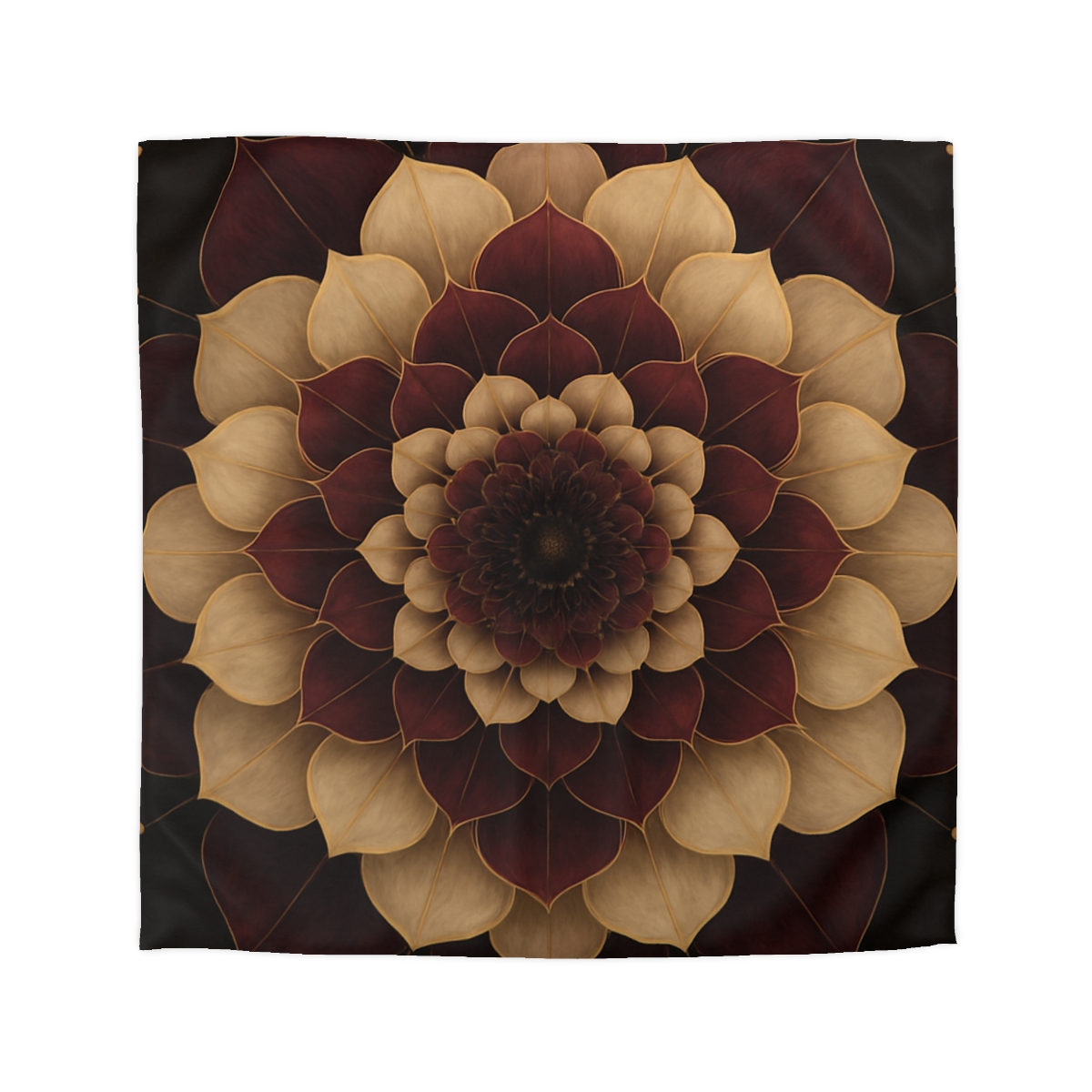 Petal Orbit Mandala stylish duvet covers