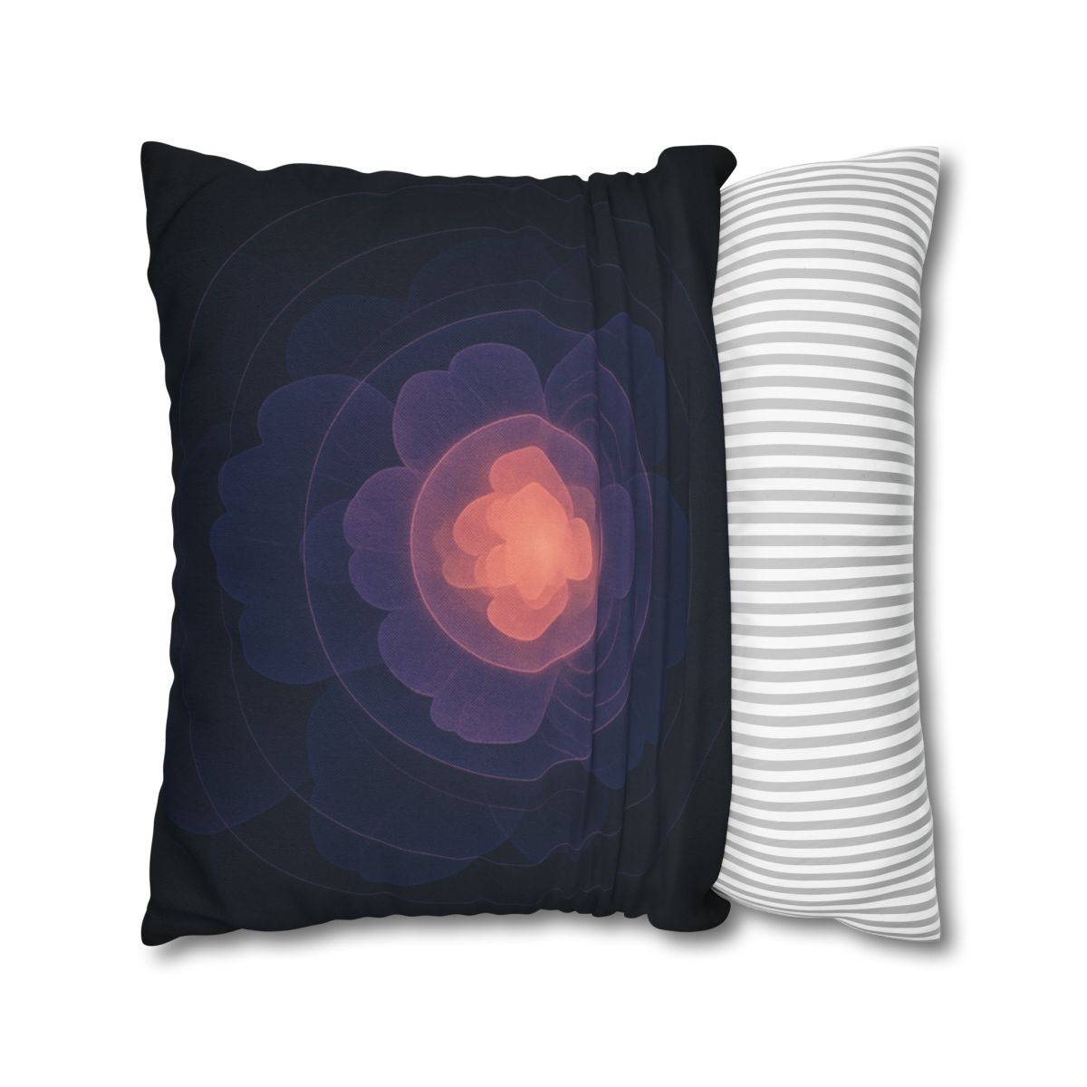 Petal Halo Interference stylish decorative pillowcases