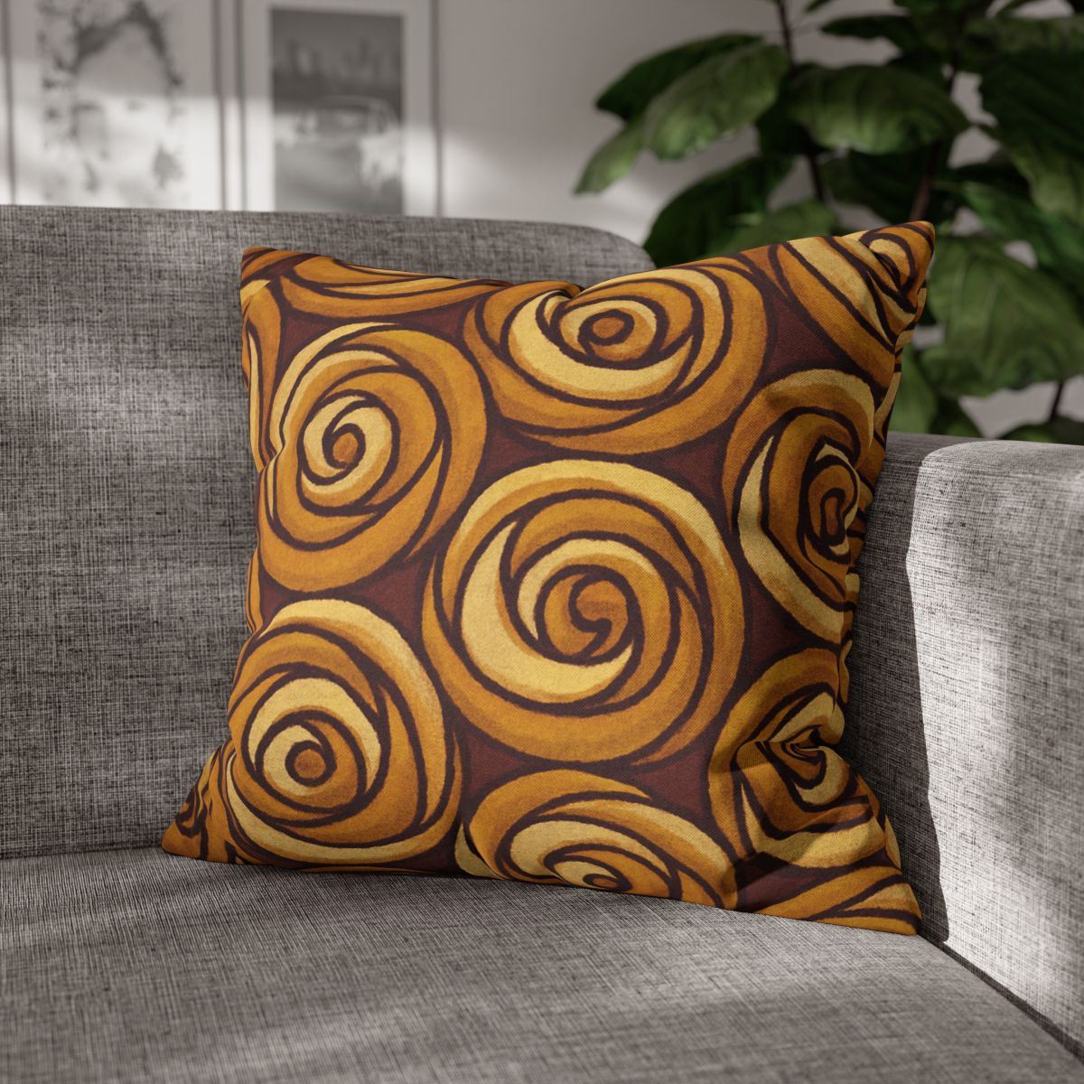 Spiral Bud Tessellation unique gift pillow cases