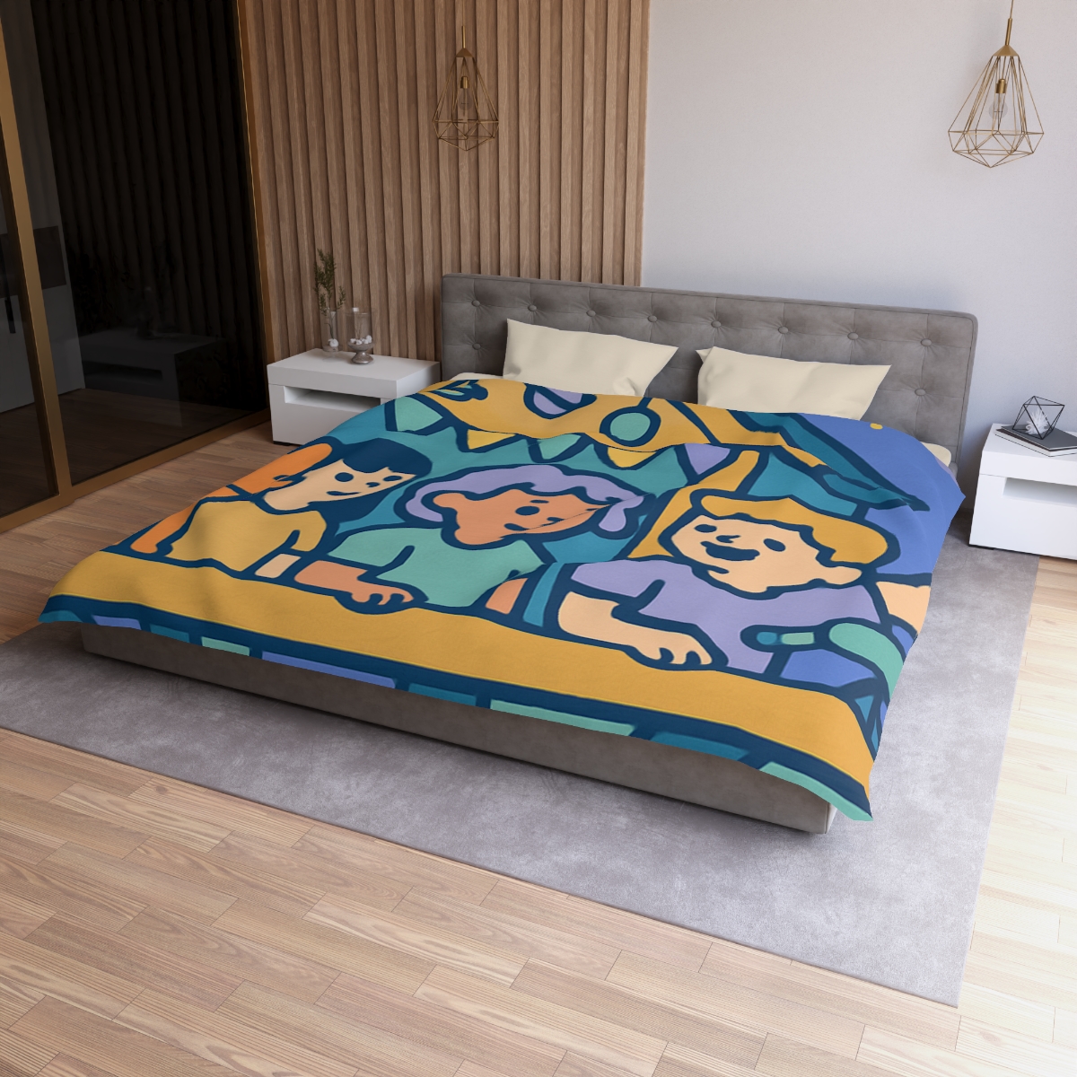Galaxy Treehouse Explorers stylish duvet covers