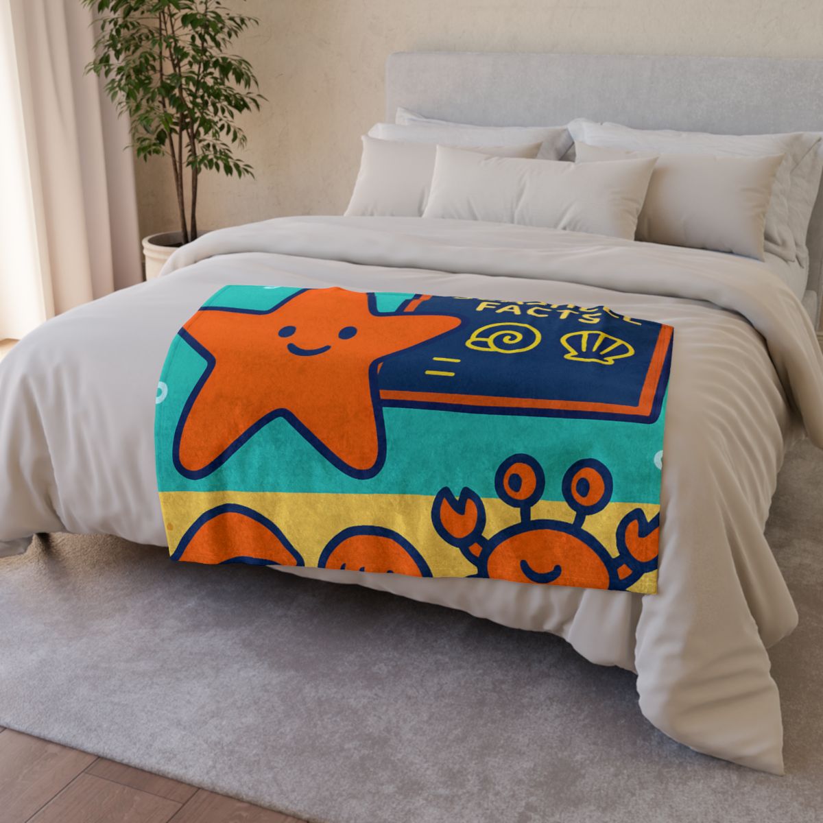 Starfish Science Class trendy patterned blankets