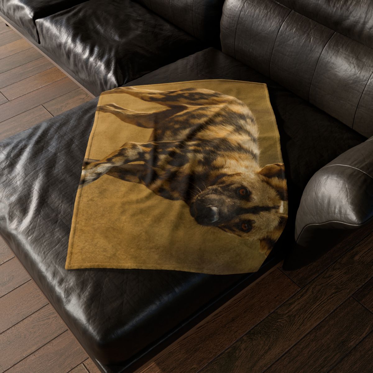 Pulse Trail Painted Dog decorative home blankets