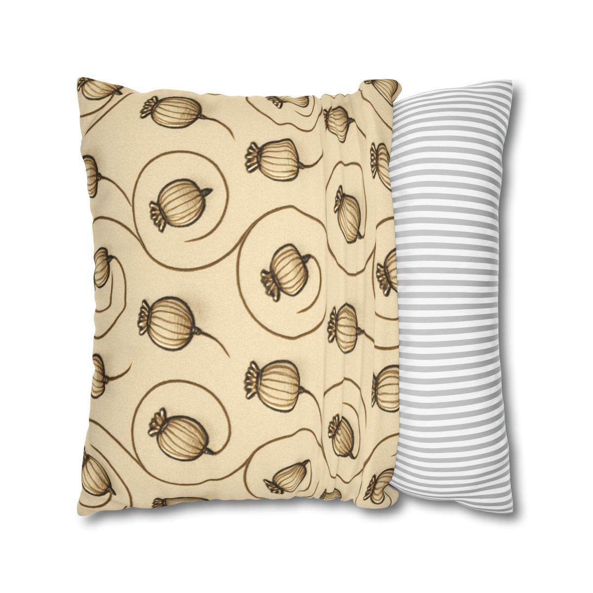 Seed Pod Spiral Ledger personalized pillow covers