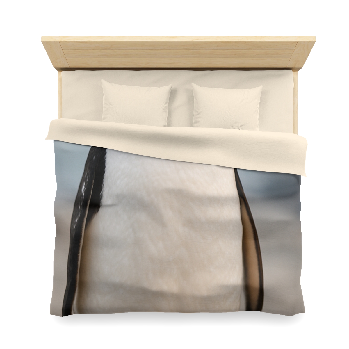 Shoreline Echo Gentoo Penguin trendy bedroom duvets