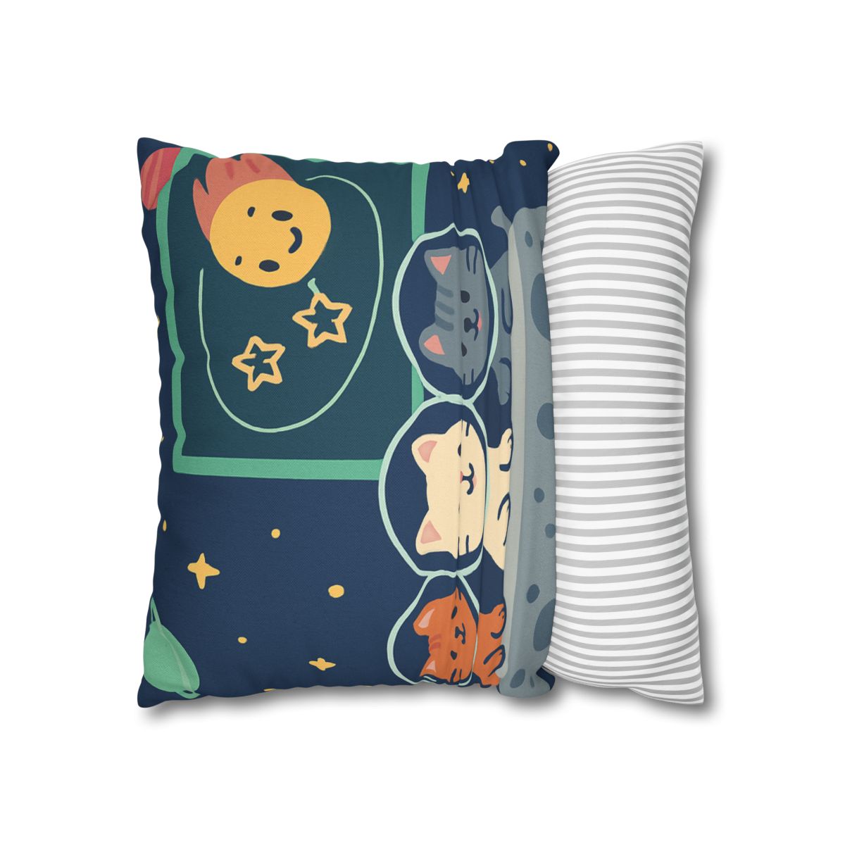 Comet Classroom For Curious Kittens personalized pillow covers