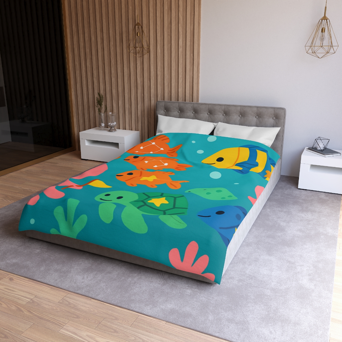 Underwater Galaxy Parade warm winter duvets