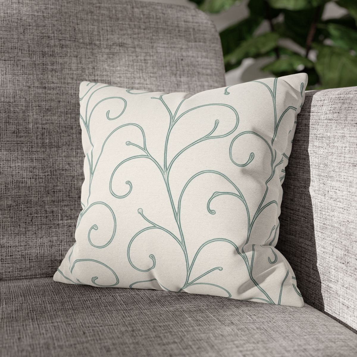 Vine Lattice Echo designer print pillow cases