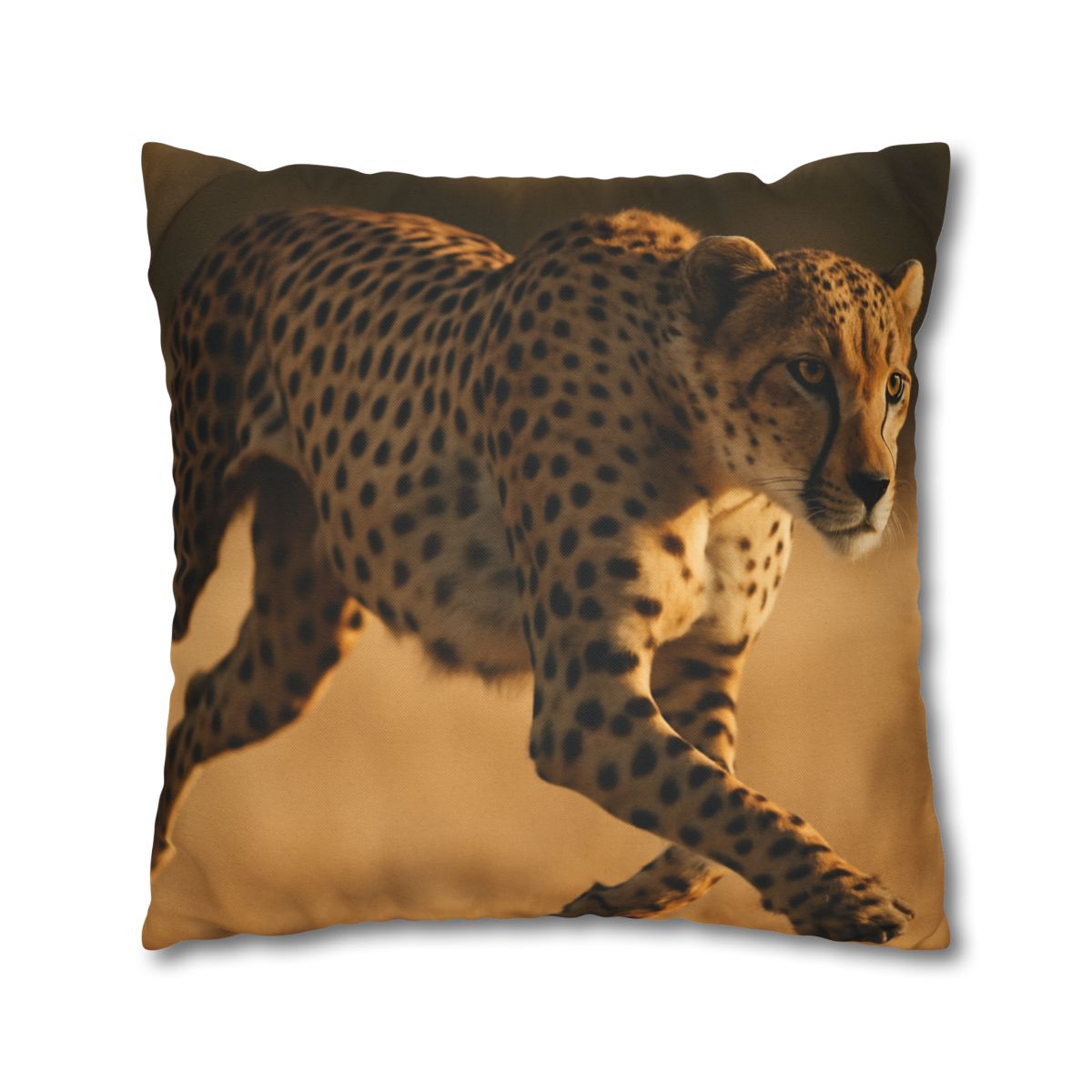 Speed Whisper Cheetah soft cotton pillow cases