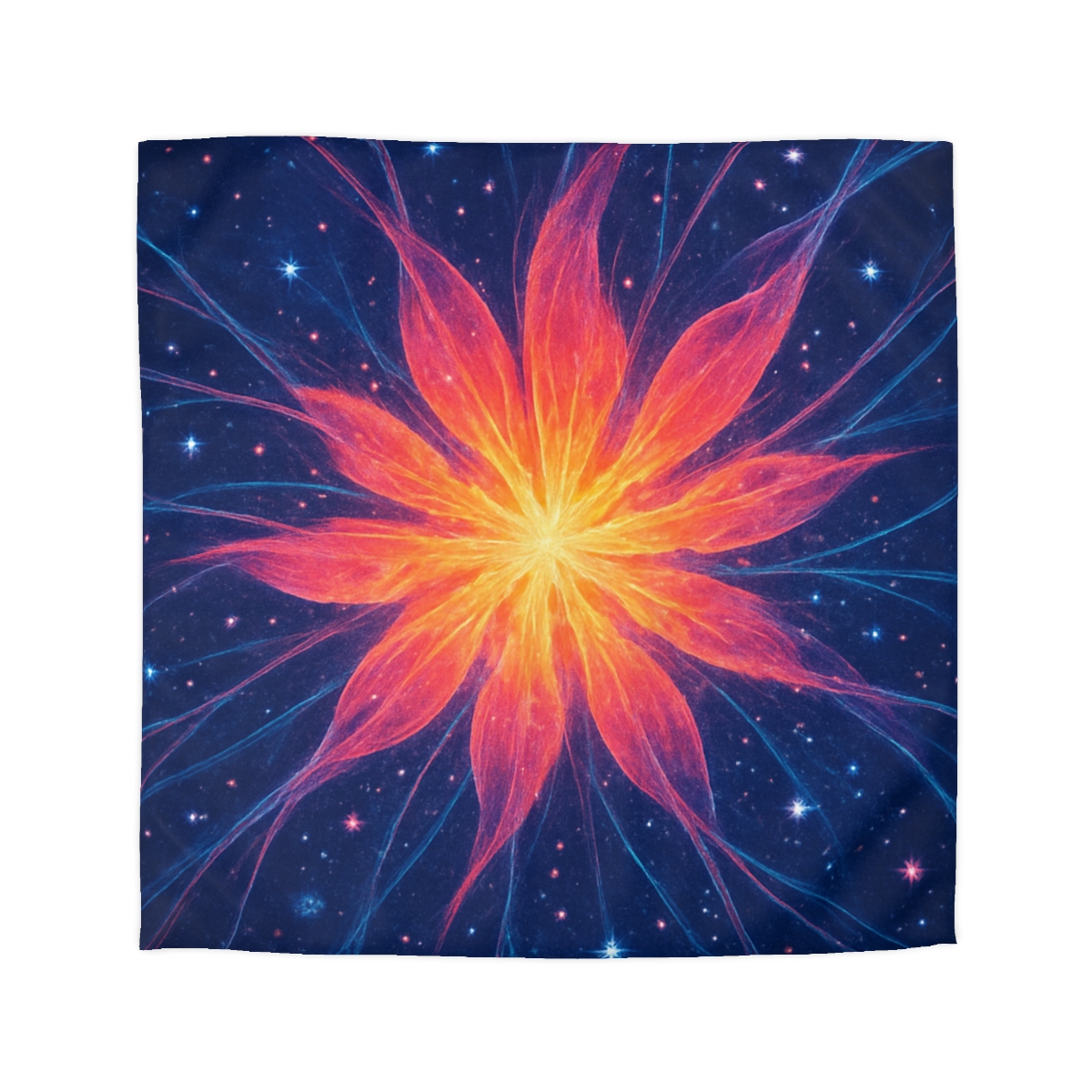 Ion Bloom Starburst Tapestry soft comforter duvets