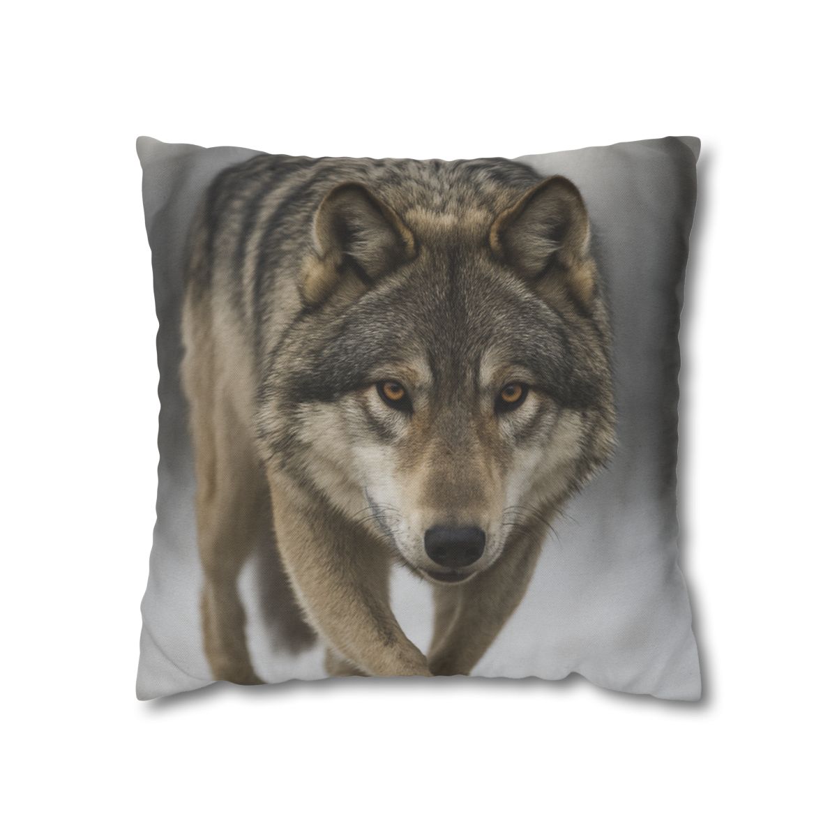 Silver Hush Gray Wolf comfortable bedding pillow covers