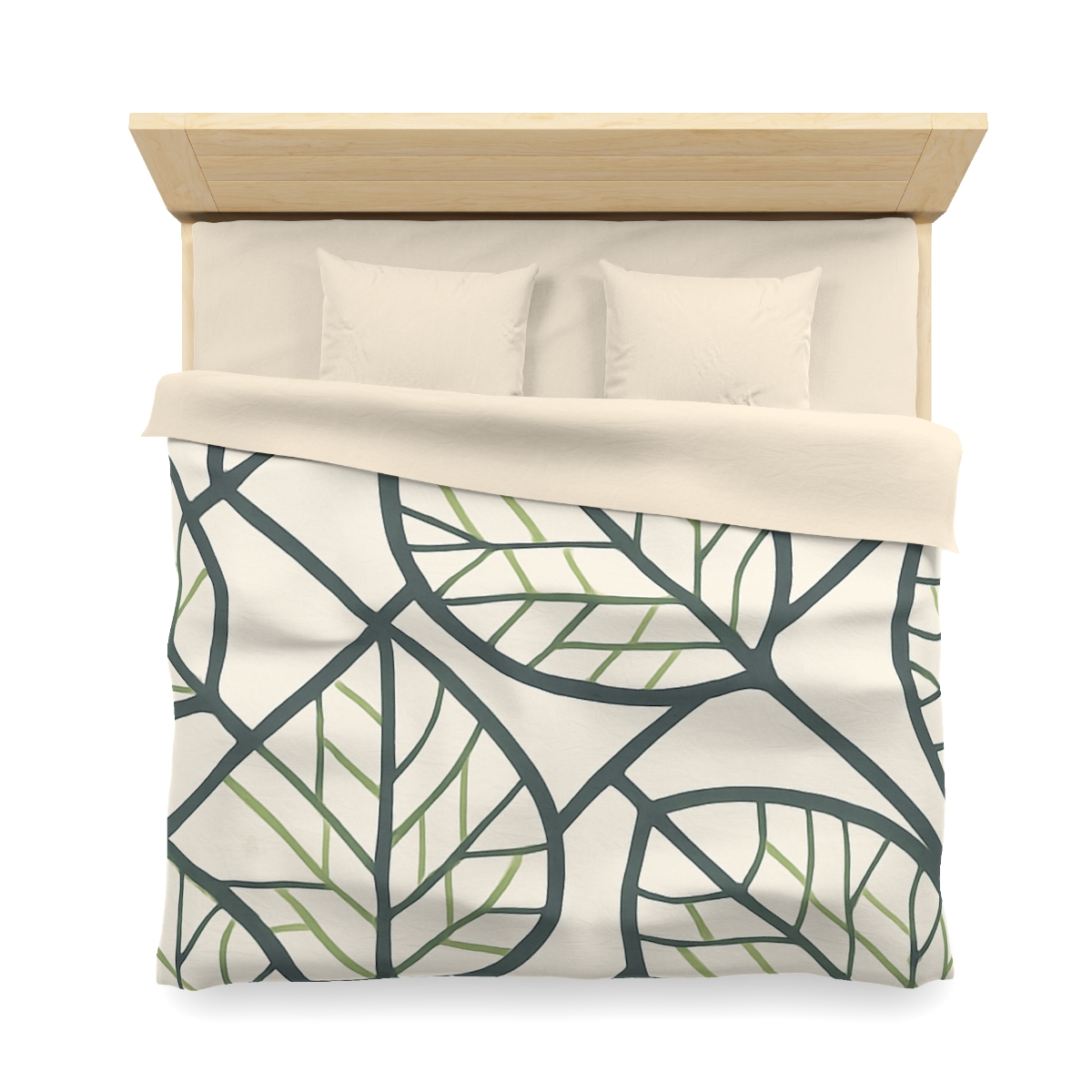 Venation Circuit Grid custom duvets