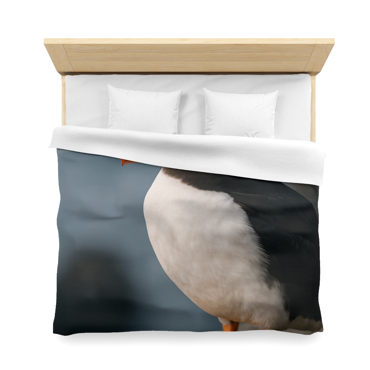 Cliff Breeze Atlantic Puffin designer printed duvets
