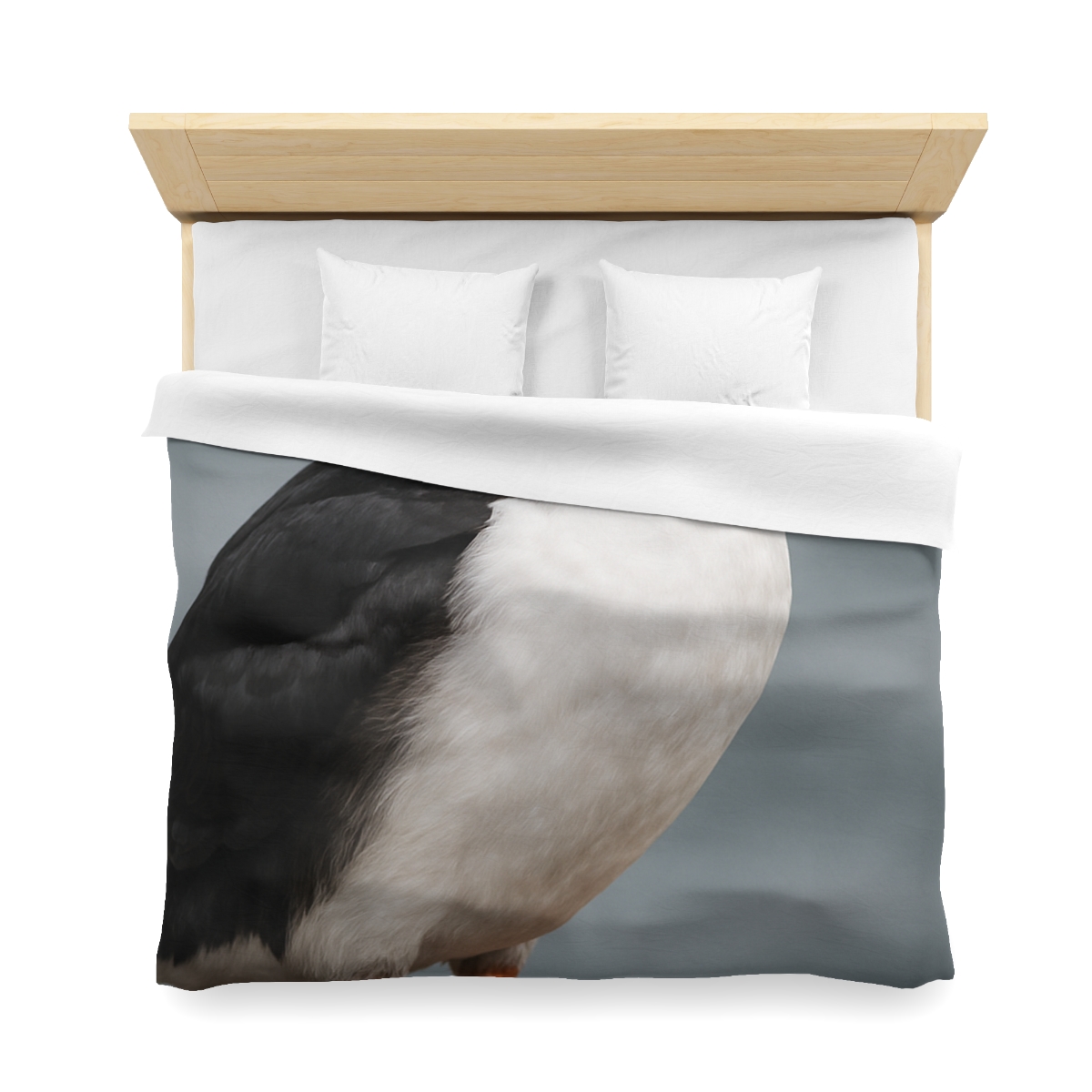 Glasswater Glide Atlantic Puffin soft comforter duvets